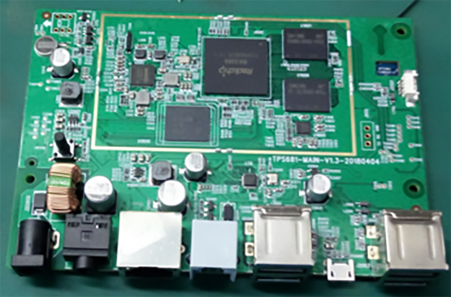 pcb assembly for laser